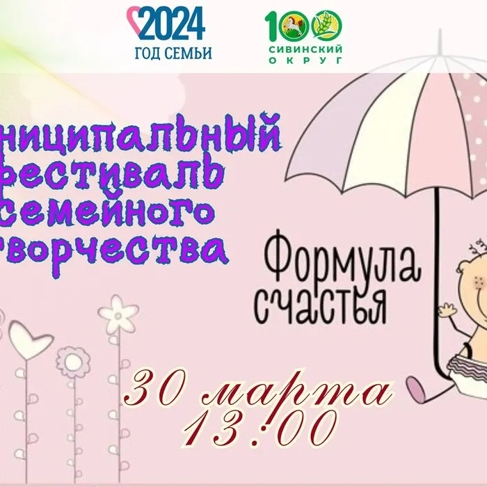 Муниципальный фестиваль семейного творчества "Формула Счастья"
